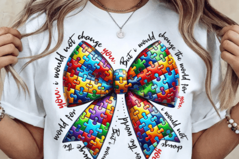 Autism Bow Shirt