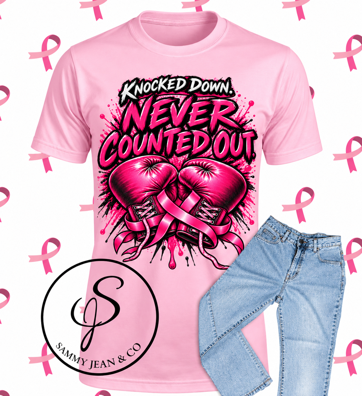 KNOCKED DOWN NEVER COUNTED OUT