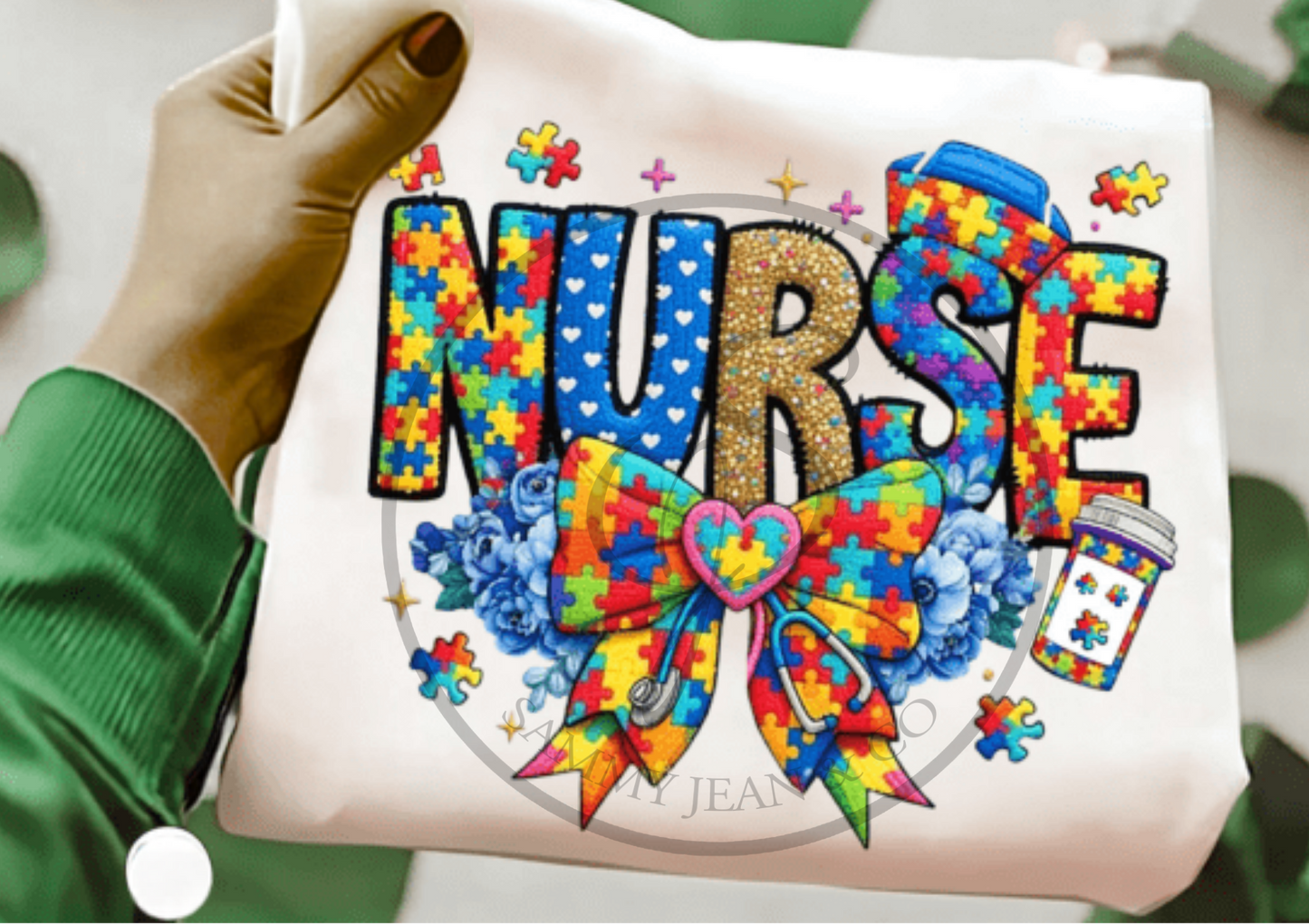 Autism Awareness Nurse T-Shirt