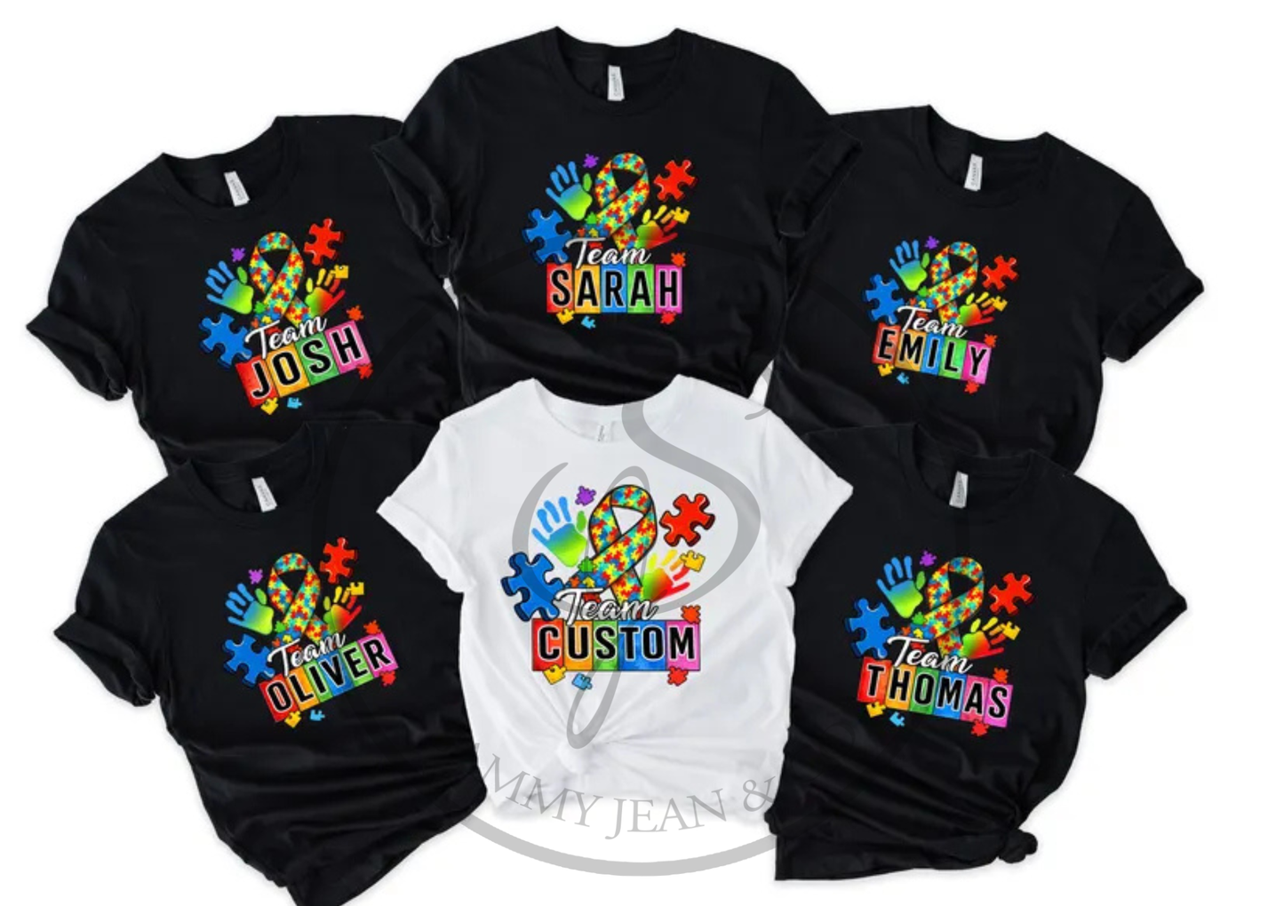 Custom Autism Team Shirt, Family Support Awareness