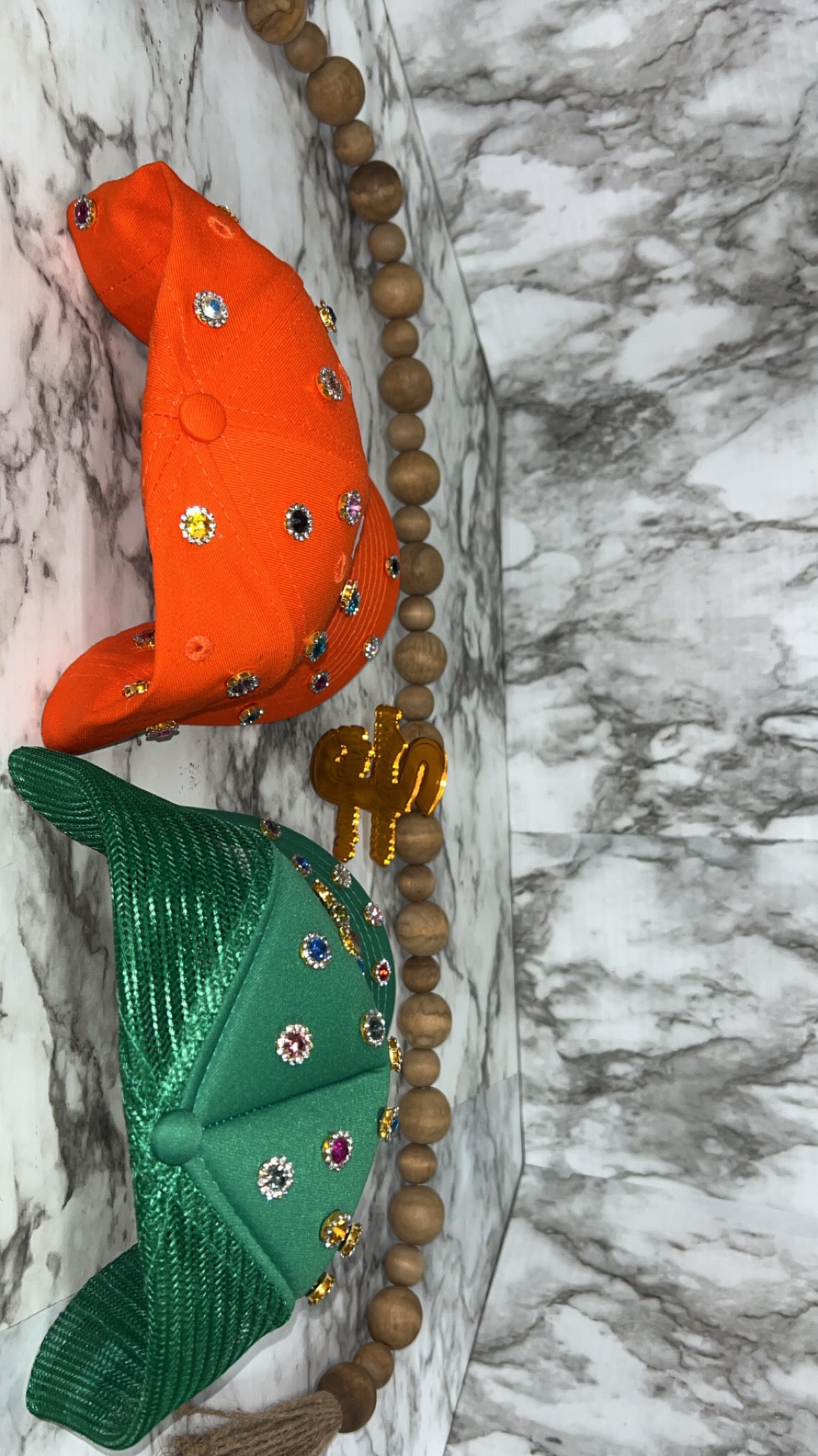Initial Custom Rhinestone Hat