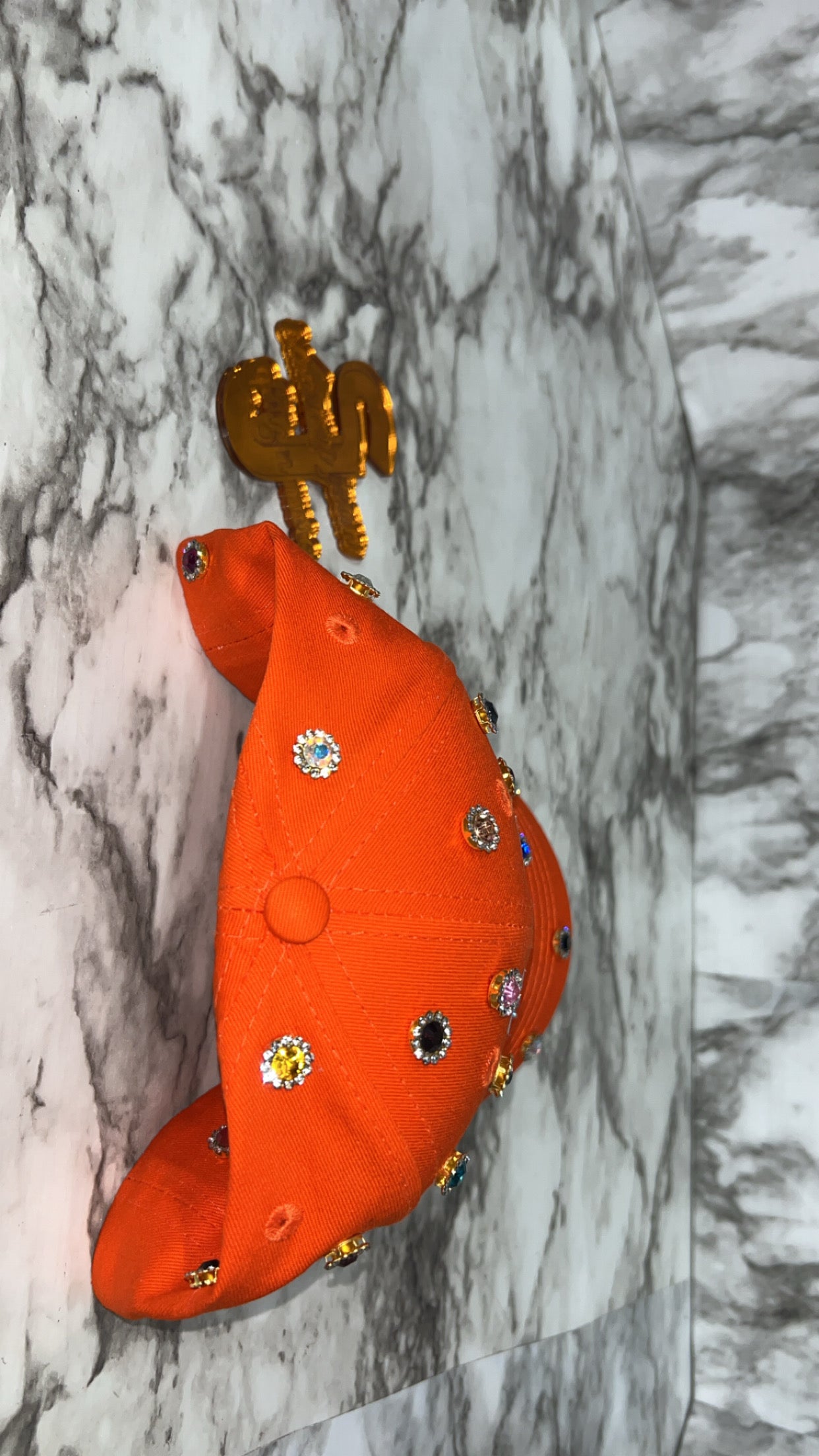 Initial Custom Rhinestone Hat