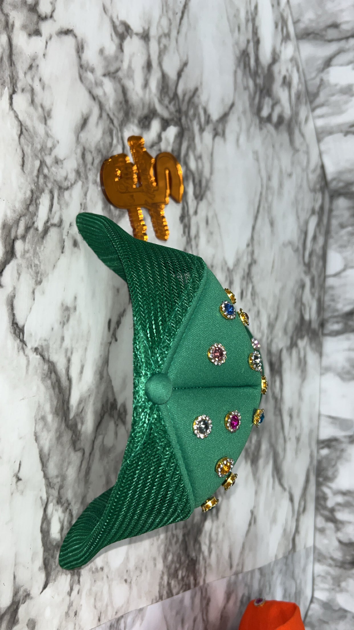 Initial Custom Rhinestone Hat