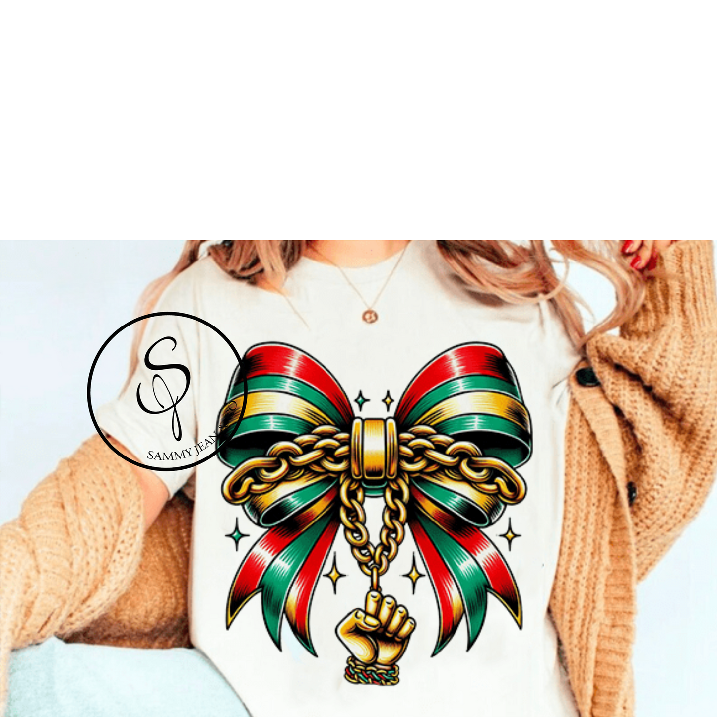 JUNETEENTH COQUETTE BOW