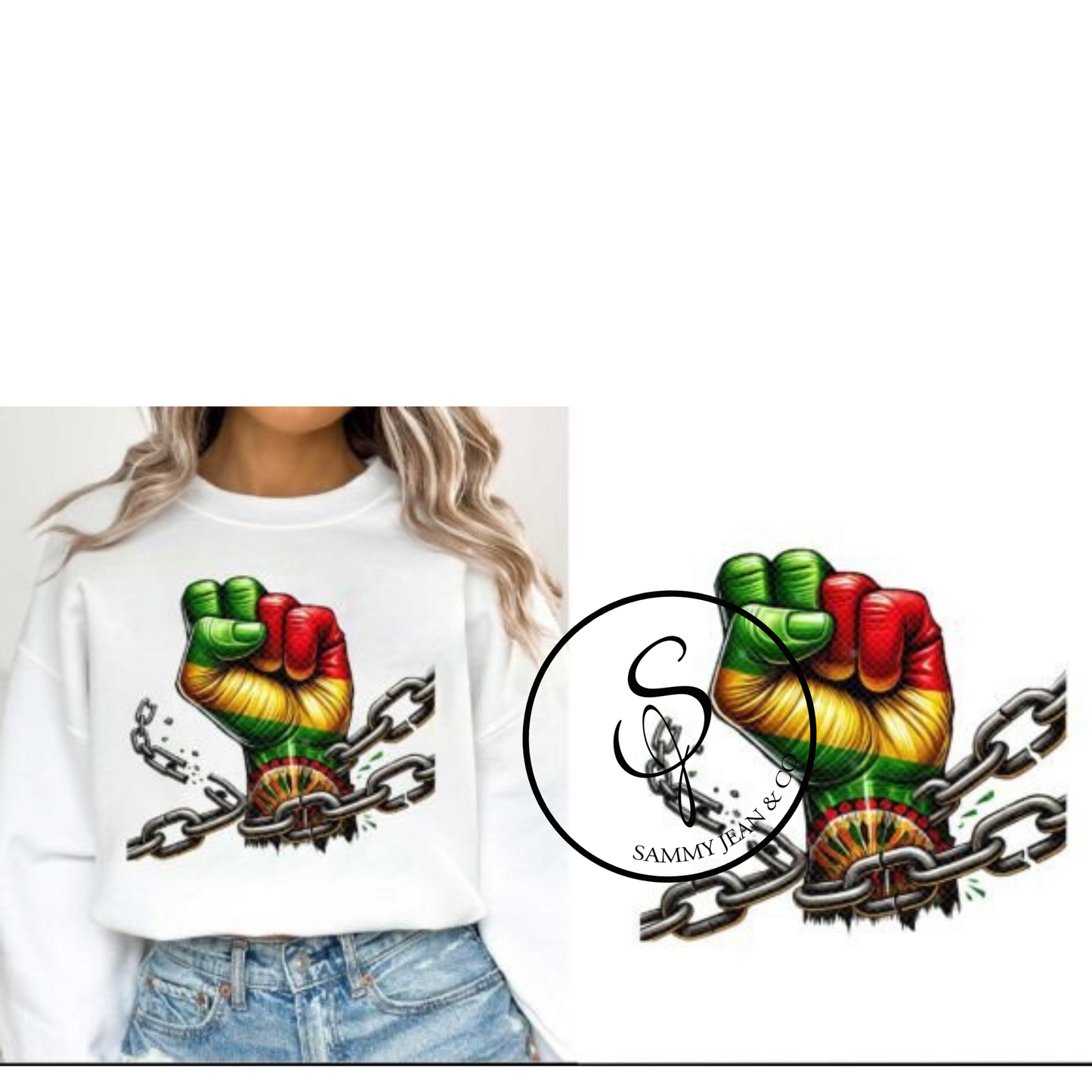 BREAK EVERY CHAIN FIST