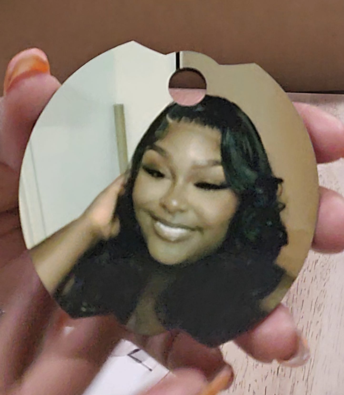 Personalized photo topper for stanley