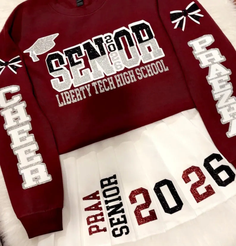 Personalized Senior Skirt Set | Graduation Outfit