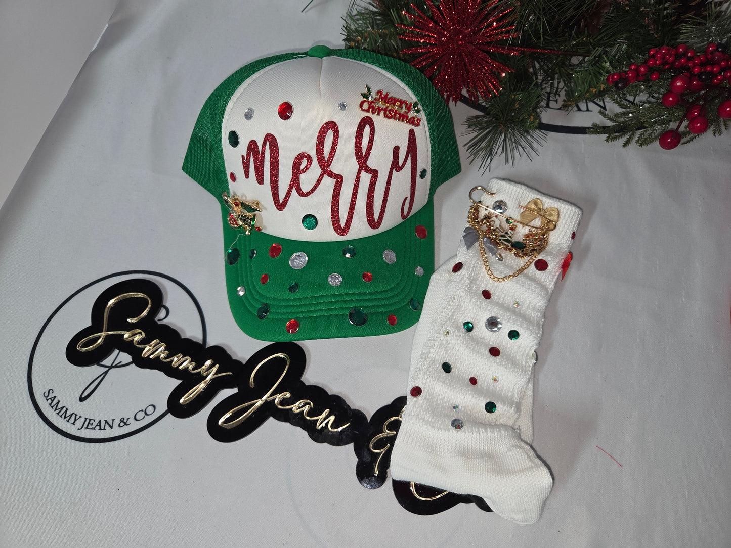 Christmas Hat and socks