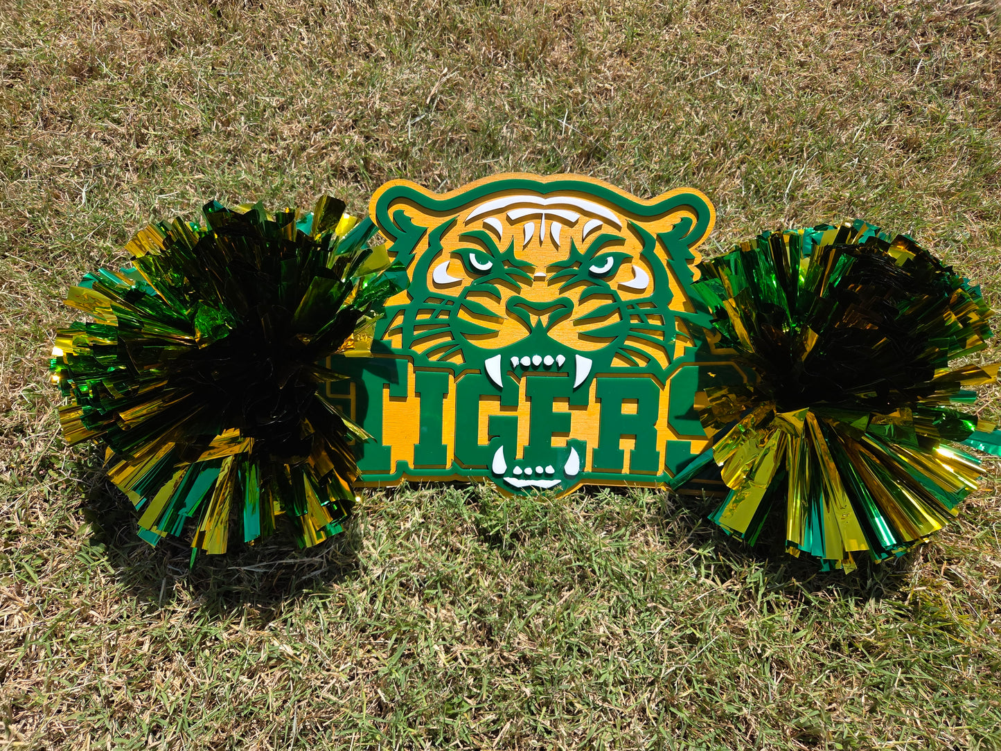 Pom Pom Sign Cheer Spirit Stick
