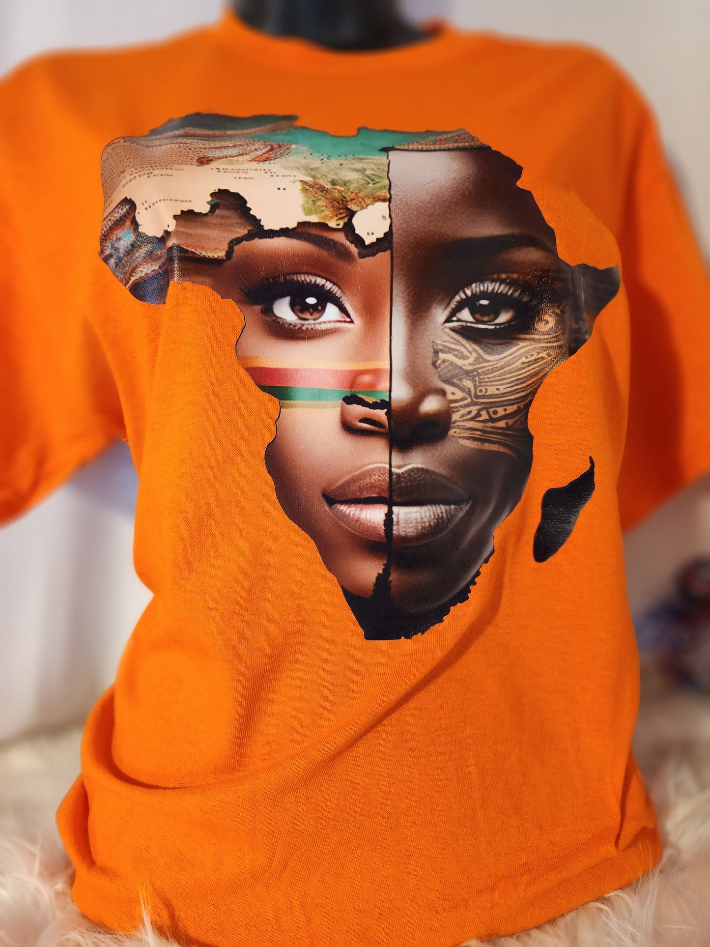 African face art Tee DTF