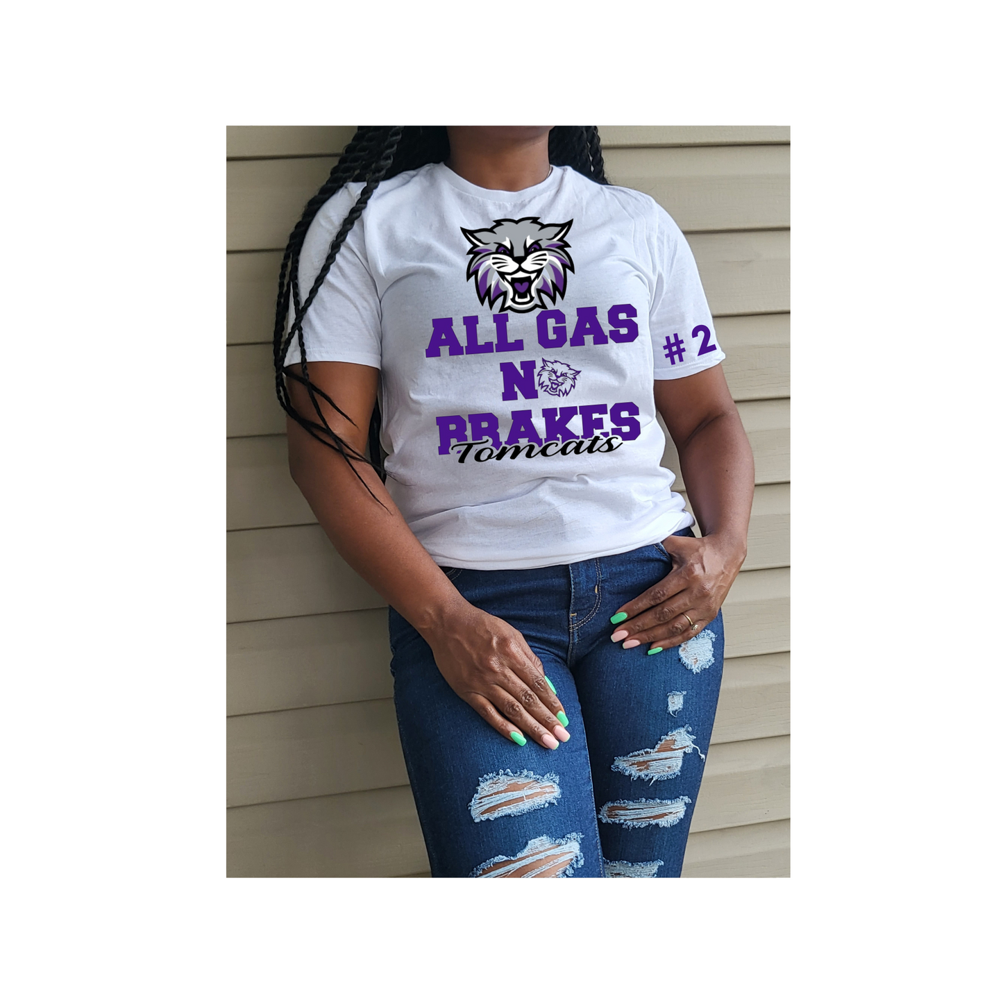 All Gas no Brakes Tomcat Tee