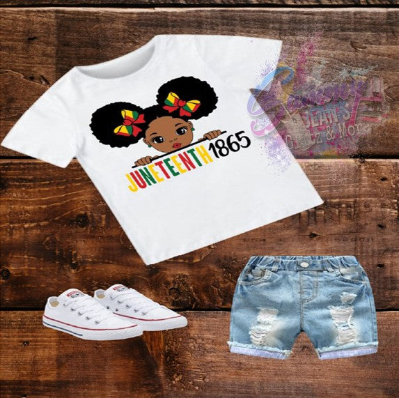KIDS JUNETEENTH PUFF GIRL
