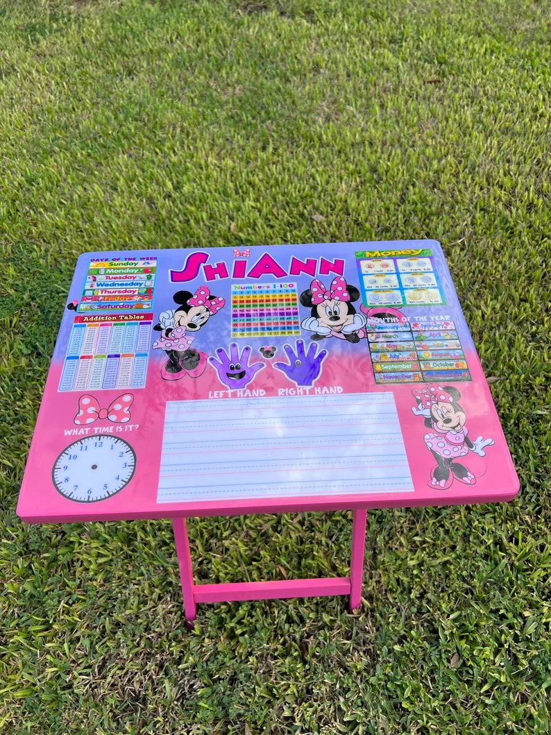 LEARNING TABLE AND STOOL SET