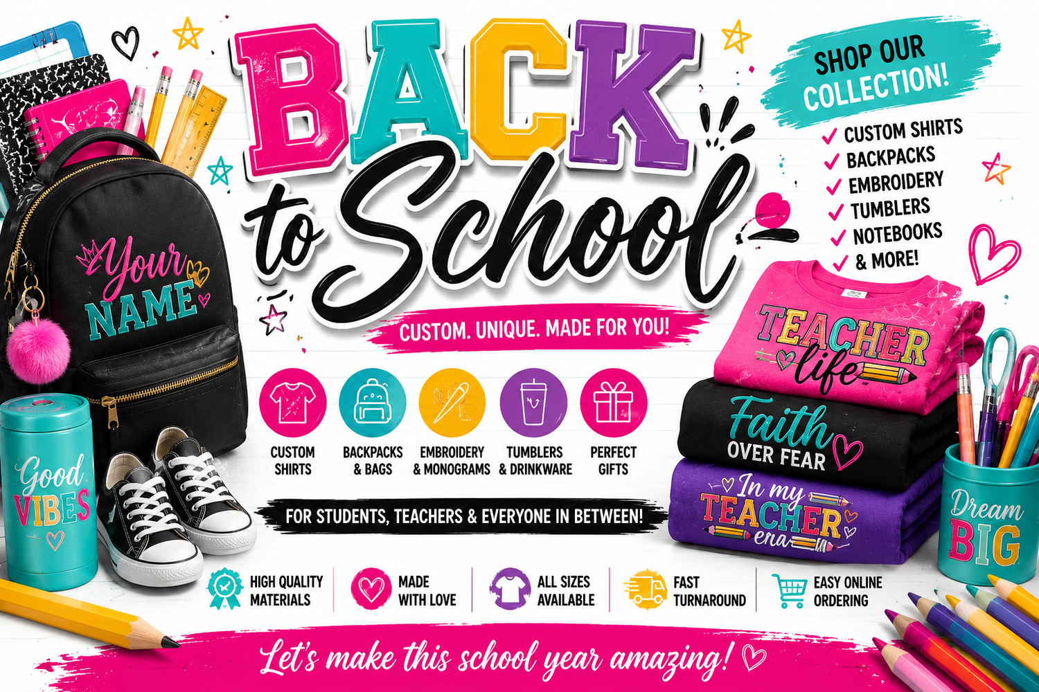 BACK TO SCHOOL AND SENIOR