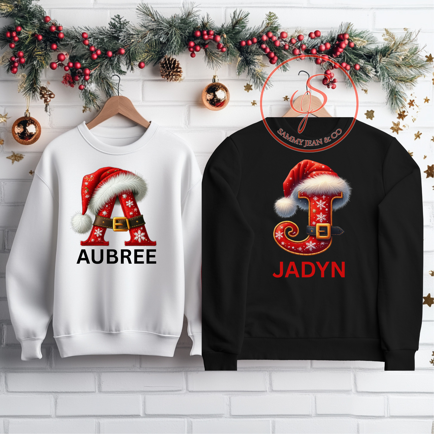 KIDS Personalized Christmas Letter Shirt:
