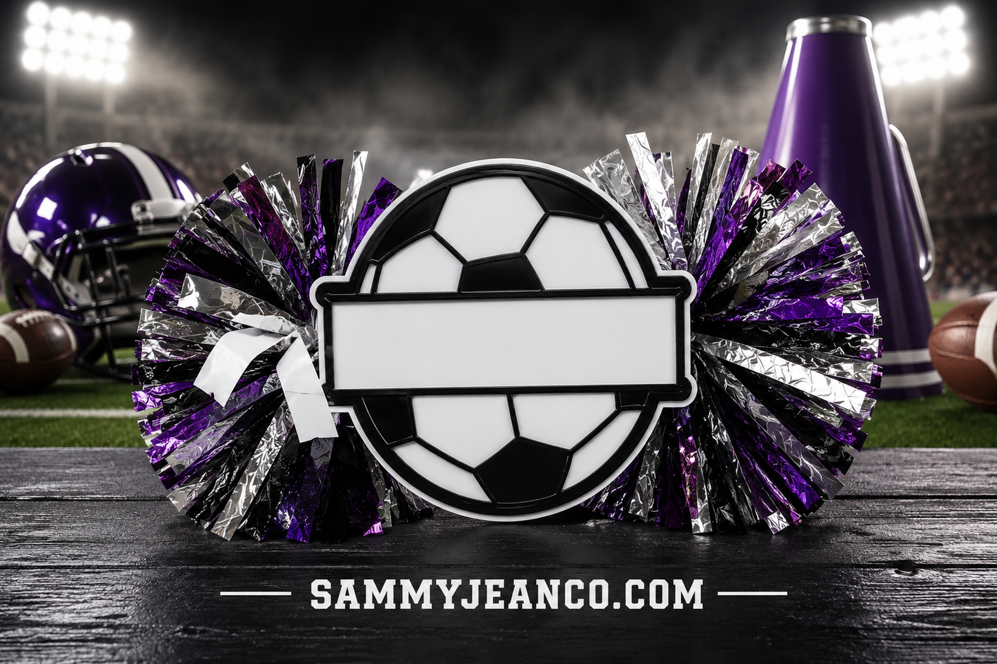 Pom Pom Sign Cheer Spirit Stick