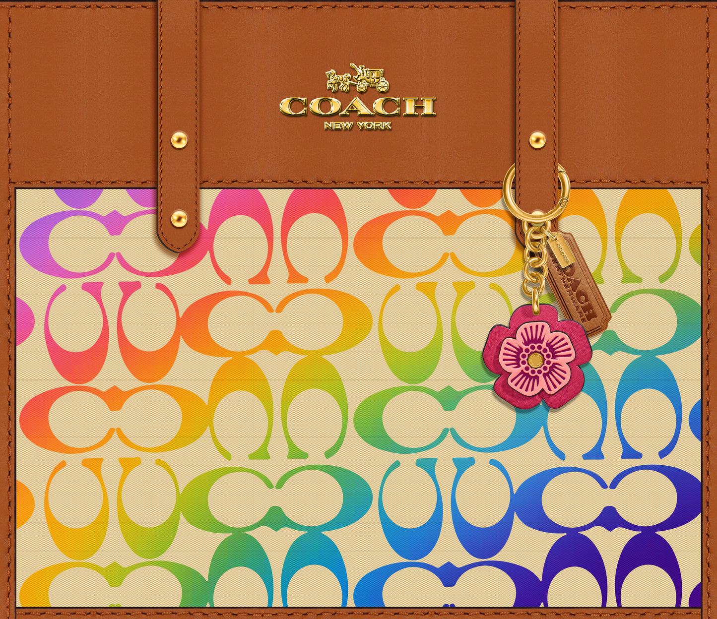 Coach Tumbler W/ Chain