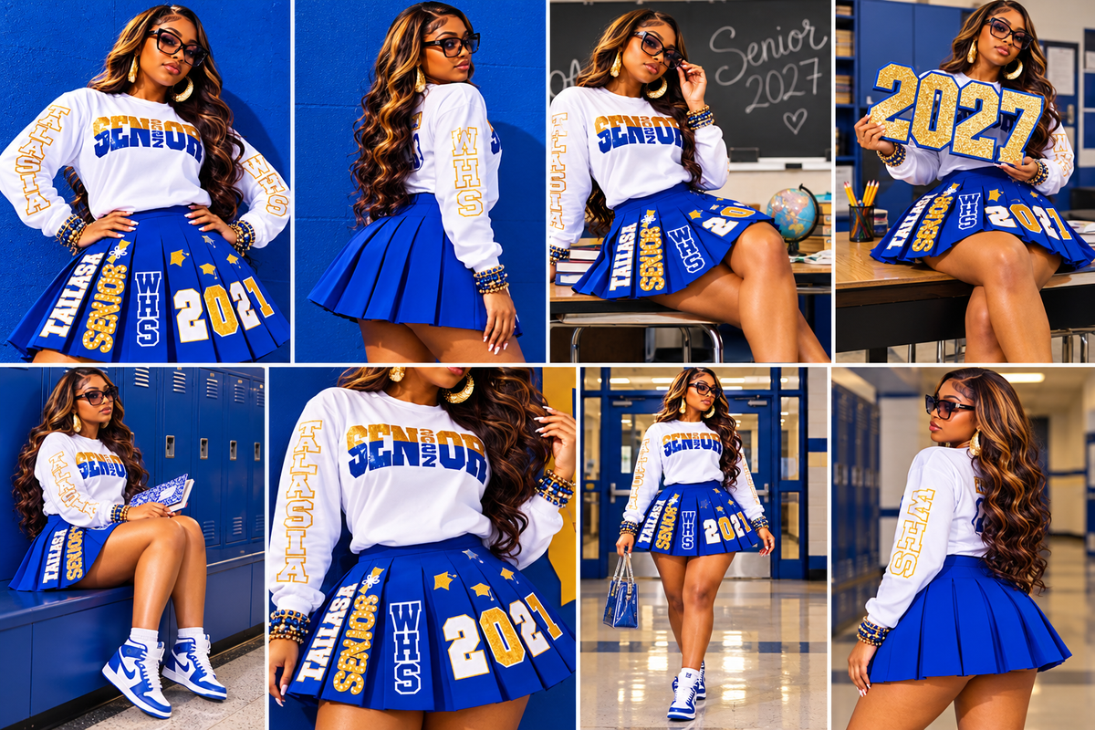 Personalized Senior Skirt Set | Graduation Outfit