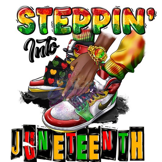 STEPPING INTO JUNETEENTH JORDAN 1S