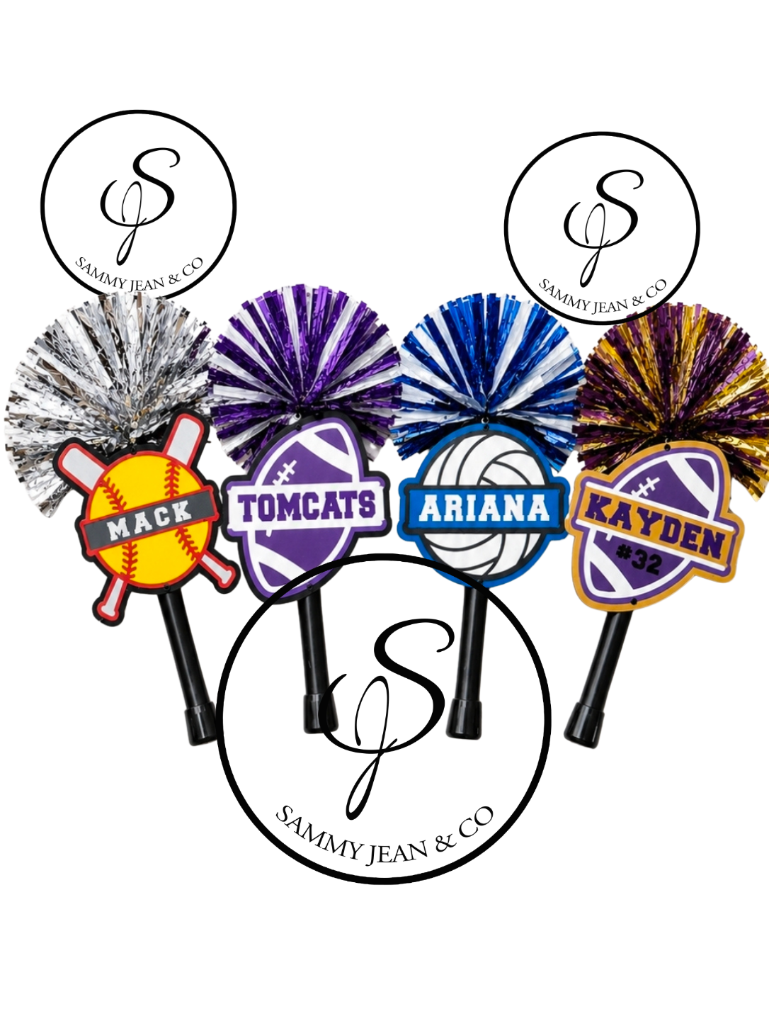 Basketball Cheerstick Noise Maker – Personalized Team Spirit Shaker | Custom Sports Cheer Stick