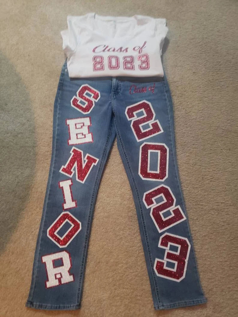 SENIOR PERSONALIZED JEAN SET