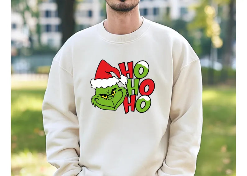 Ho Ho Ho Grinch Christmas Sweatshirt,