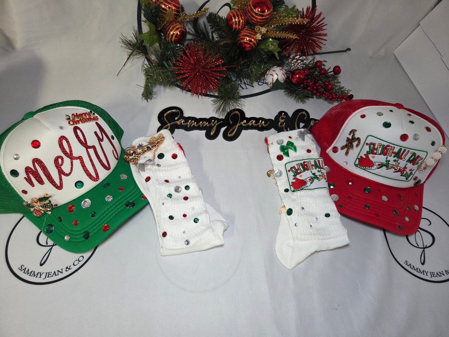 Christmas Hat and socks