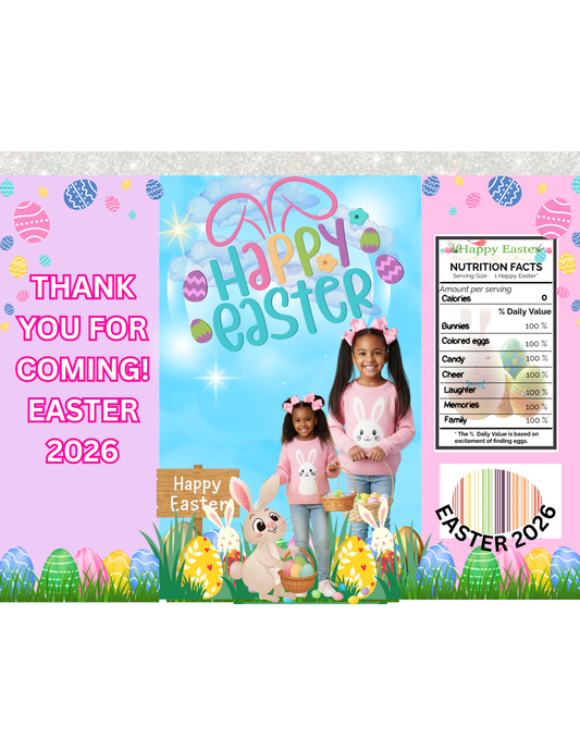 Easter chip bag