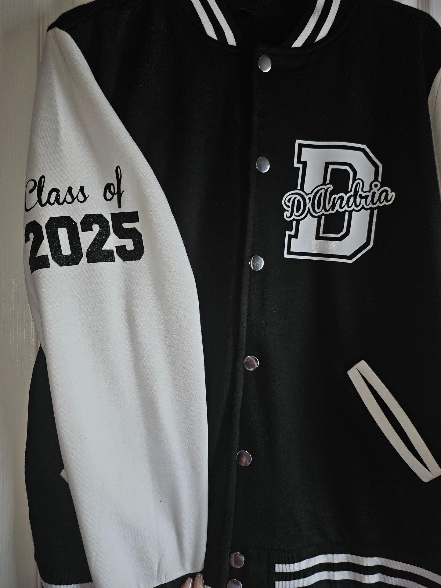 Letterman Jacket with Name and initial