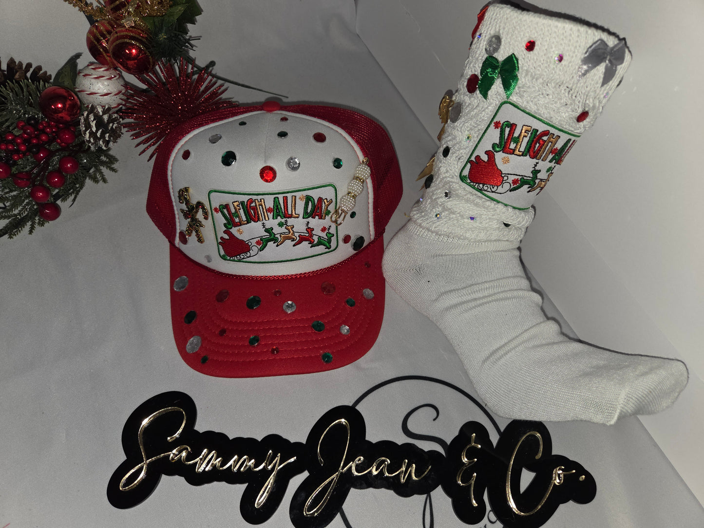 Christmas Hat and socks