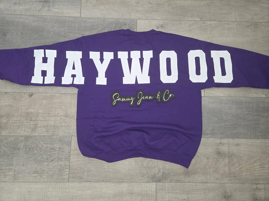 Oversized Letter Crewneck