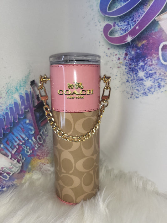 Coach Tumbler W/ Chain