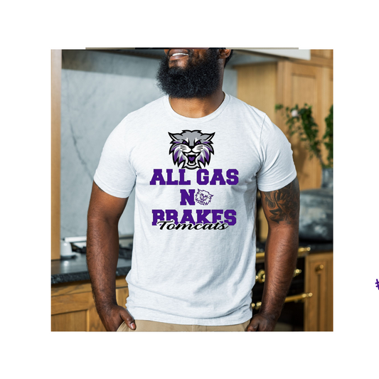 All Gas no Brakes Tomcat Tee