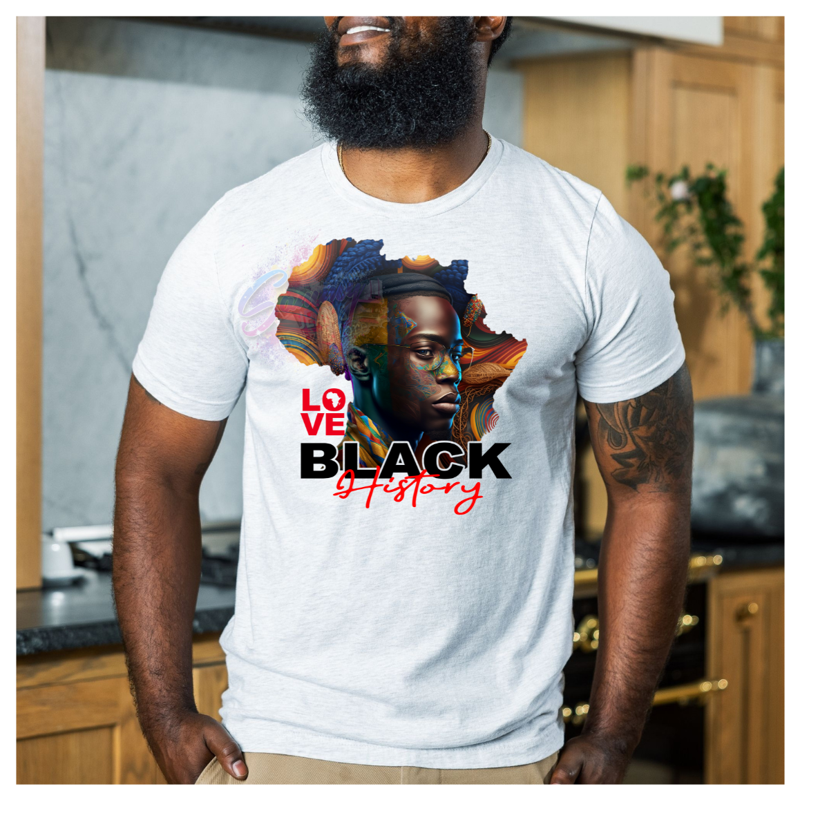 Black History two side face Tee