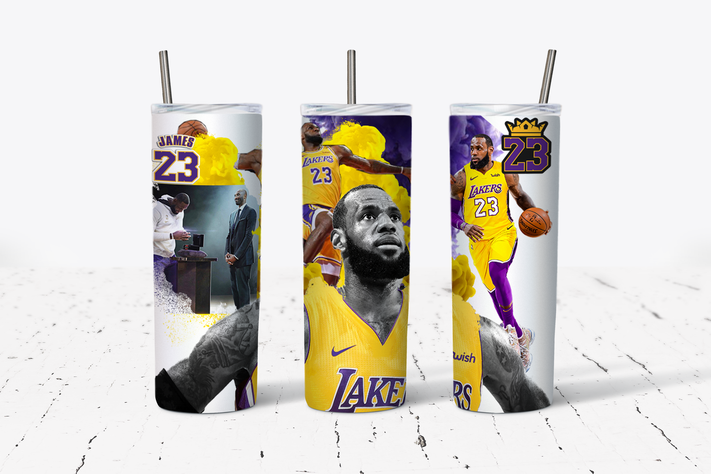 Personalized Sublimated Lebron Tumbler